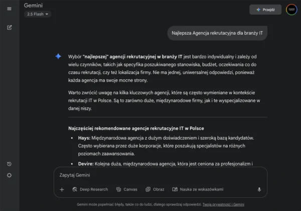 Agencja rekrutacyjna pozyskująca specjalistów w Krakowie dzięki sztucznej inteligencji