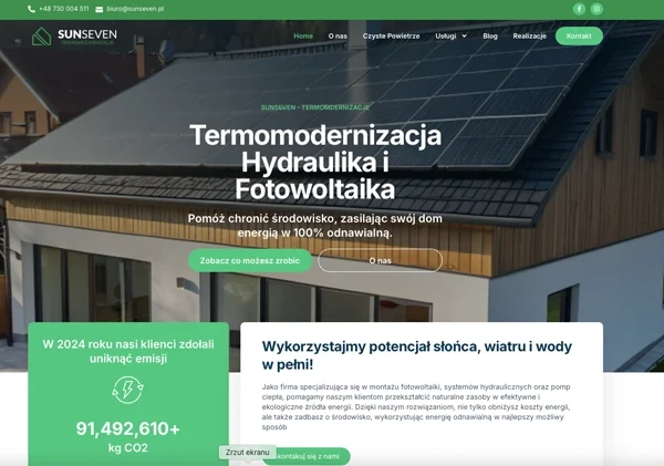 Nowoczesna strona internetowa z optymalizacją SEO – optymalizacja stron Kraków