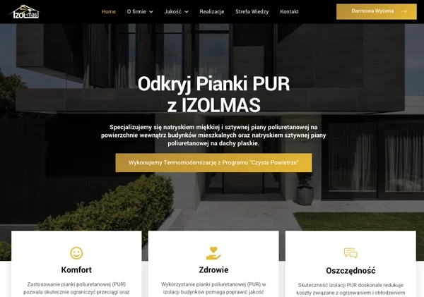 Nowoczesny sklep internetowy z intuicyjną nawigacją, zaprojektowany dla firmy z Krakowa